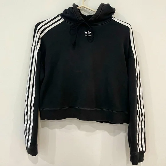 Adidas Crop Hoodie - Picture 1 of 1
